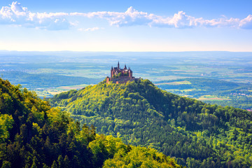 Burg Hohenzollern castle, Black forest, Germany