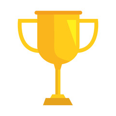 trophy cup award isolated icon