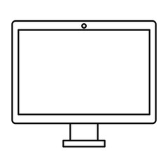 computer desktop technology isolated icon