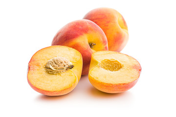 Sweet peaches fruit.