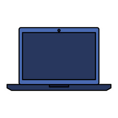 laptop computer device technology icon