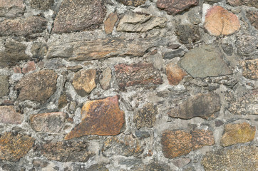 Background of stone wall texture.