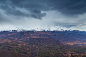 Mount Ostry Tolbachik, the highest point of volcanic complex on the Kamchatka, Russia.
