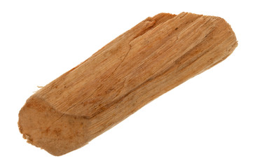 Single alder smoking chip for barbecuing