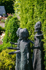 Fototapeta premium statue in garden