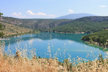 Sainte Croix Lake, France