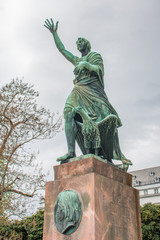 Fototapeta premium Joseph-Görres-Denkmal (Joseph-Görres Memorial) Koblenz Rhineland Palatinate