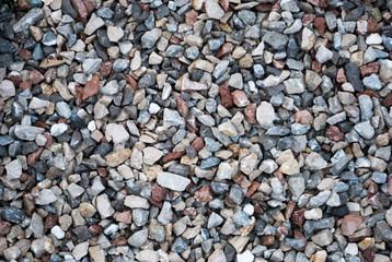 Granite gravel texture for design.  Colorful seamless stone texture