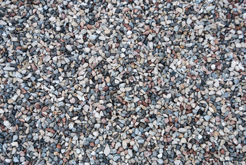 Granite gravel texture for design.  Colorful seamless stone texture