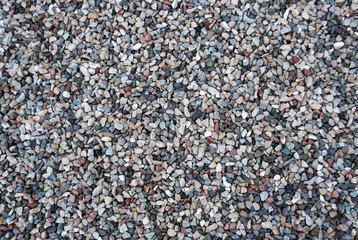Granite gravel texture for design.  Colorful seamless stone texture