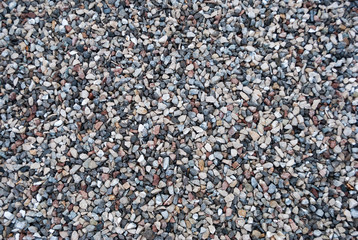 Granite gravel texture for design.  Colorful seamless stone texture