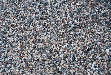 Granite gravel texture for design.  Colorful seamless stone texture
