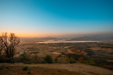 Sunset in the Pátzcuaro's Lake 
