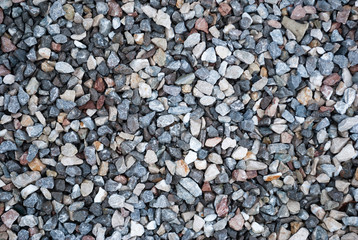 Granite gravel texture for design.  Colorful seamless stone texture