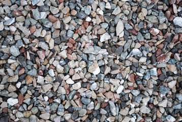Granite gravel texture for design.  Colorful seamless stone texture