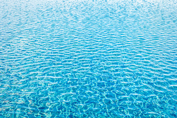 Beautiful water surface and texture in swimming pool
