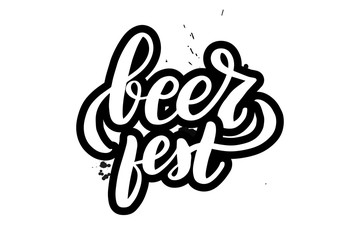 lettering beer fest