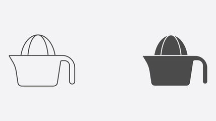 Juicer vector icon sign symbol