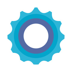 gear machine settings isolated icon