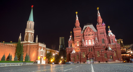 Fototapeta premium Red Square in Moscow by Night