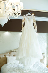 Fototapeta na wymiar Beautiful dress for the bride