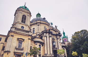 Obraz premium Dominican Church, Lviv.