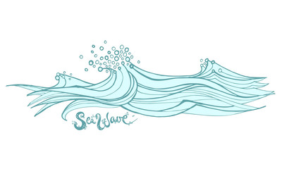Hand Drawn wave