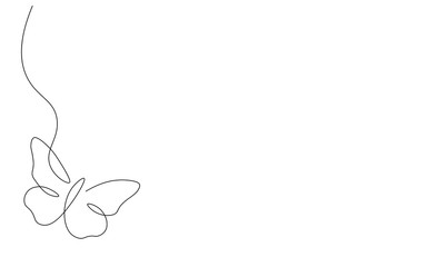 Butterfly isolated on white background vector illustration