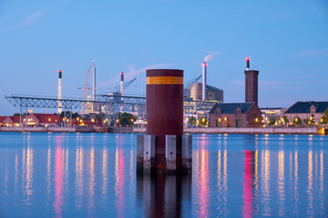 Industrial architecture in Copenhagen.