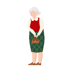 Isolated object of grandmother  and senior  sign. Set of grandmother  and old vector icon for stock.