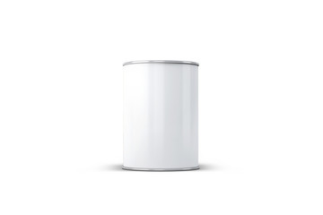 Paint Can Mock up on white background. 3D rendering.
