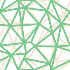 Vector Abstract Triangle Geometrical Green Outlines Background. Suitable for textile, gift wrap and wallpaper.
