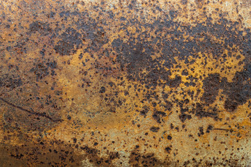 Old Weathered Corrugated Rusty Metal Texture