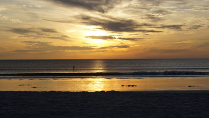 Sonnenaufgang am Strand