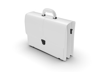 Business Bag isolated on White 3D Rendering