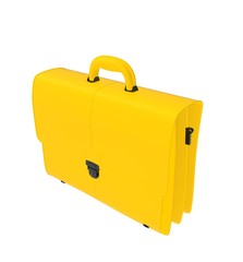 Business Bag isolated on White 3D Rendering