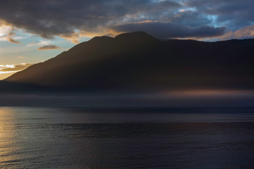 Sunrise over the sea