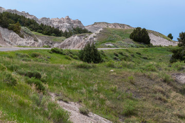 Road in the Badlands 