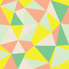 Vector Abstract Triangle Geometrical Multicolored Background Ver2. Suitable for textile, gift wrap and wallpaper.