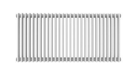 White Warm Radiator isolated 3D Rendering