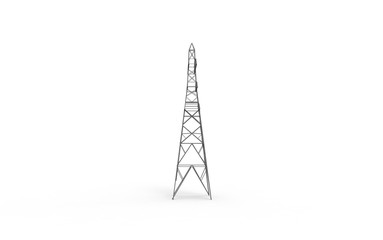 Electrical energy Mast 3D Rendering