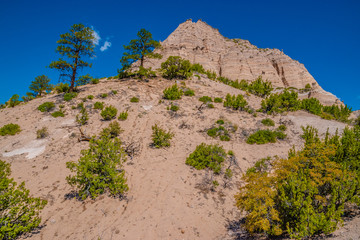 Beautiful Morning Hike to the Tent Rocks in New Mexico