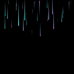 Fast Effect. Motion Neon Light Movement static
