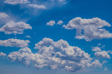 Naklejka na ściany i meble Beautiful Clouds in Colorado Sky