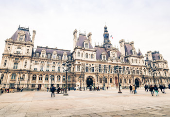 Fototapeta na wymiar パリ市庁舎