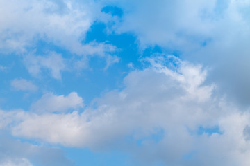 Obraz premium beautiful blue sky with clouds background.Sky clouds.
