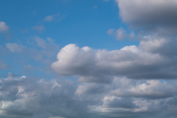 Fototapeta na wymiar beautiful blue sky with clouds background.Sky clouds.