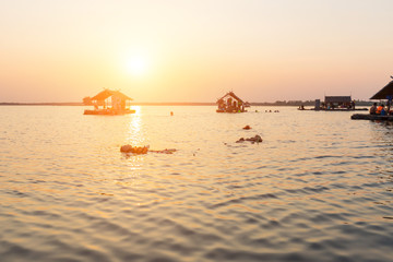 Landscape view with Float Raft Downstream.