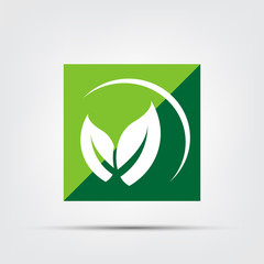 Obraz premium natural vector design.logo natural product,Vector Illustration