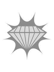 rubin diamant edelstein wertvoll reich strahlen klunker schmuck leuchten saphir logo design clipart